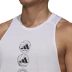 Adidas Run Logo Tank für Männer Weiß