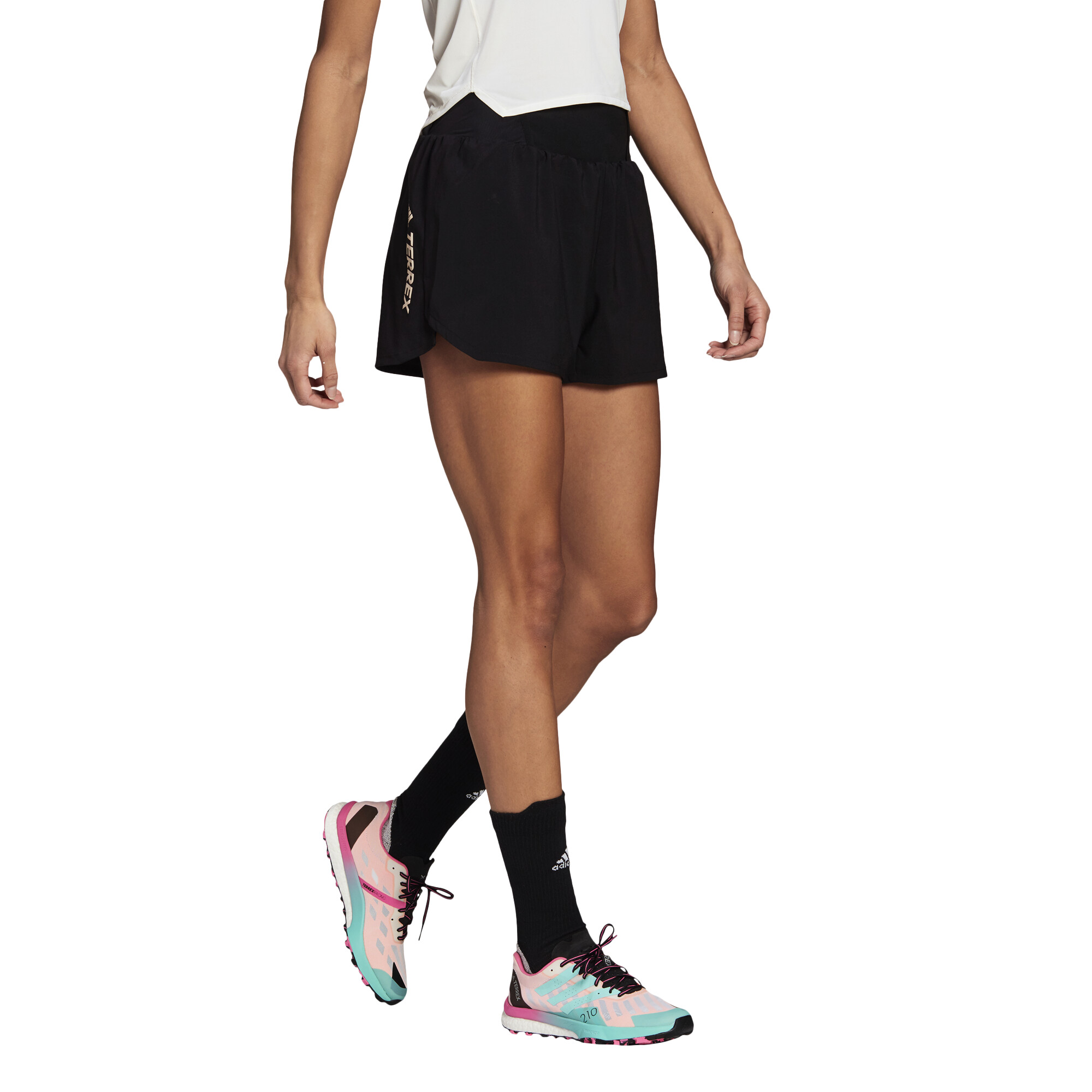 Adidas Terrex Parley Agravic All-Around Shorts für Frauen, schwarz