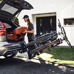 Anhängerkupplungs-Fahrradträger Thule EasyFold XT 3B 13pin Black w/o Bag and Rim Protector