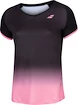 Babolat Compete Cap Sleeve Top Black/Pink