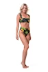 Badehose Nebbia  High-waist sporty bikini - spodní díl 555 jungle green
