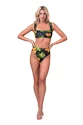 Badehose Nebbia  High-waist sporty bikini - spodní díl 555 jungle green