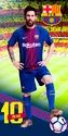 Badetuch FC Barcelona Messi 10 2018