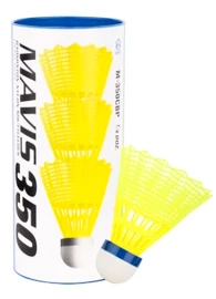 Badmintonbälle Yonex Mavis 350 Yellow (3 Pack)