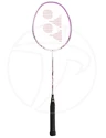 Badmintonschläger Yonex Nanoray 10F White/Pink besaitet