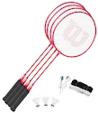 Badmintonset für Schulen Wilson (16 Schläger + 4 Netz + Bälle)