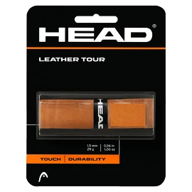 Basisgriffband Head Leather Tour Grip Brown