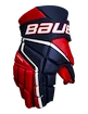 Bauer Vapor 3X navy/red/white  Eishockeyhandschuhe, Intermediate