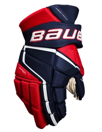 Bauer Vapor 3X PRO navy/red/white Eishockeyhandschuhe, Intermediate