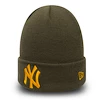 Beanie New Era League Essential Cuff MLB New York Yankees Olive/Yellow