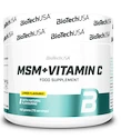 BioTech USA MSM + Vitamin C 150 g zitrone