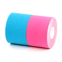 BronVit Sport Kinesiologie Tape Paket 2 x 6m - klassisch - blau + pink