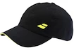 Cap Babolat Basic Logo Cap Black/Yellow