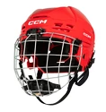 CCM Tacks 70 Junior red  Eishockeyhelm Combo