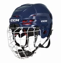 CCM Tacks 70 navy  Eishockeyhelm Combo Bambini