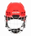 CCM Tacks 70 red  Eishockeyhelm Combo Bambini