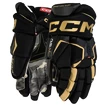 CCM Tacks AS-V PRO black/gold  Eishockeyhandschuhe, Senior