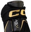CCM Tacks AS-V PRO black/gold  Eishockeyhandschuhe, Senior