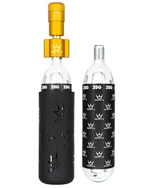 CO2-Pumpenaufsatz mit Kartuschen-Set PEATY'S Mtb (25g) - bourbon (ppr-hti-mtb-brb-12)