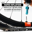 CO2-Pumpenaufsatz mit Kartuschen-Set PEATY'S  Mtb (25g) - emerald (ppr-hti-mtb-emr-12)