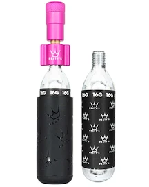 CO2-Pumpenaufsatz mit Kartuschen-Set PEATY'S Road & gravel (16g) - punch (ppr-hti-rag-pun-12)