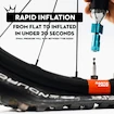 CO2-Pumpenaufsatz mit Kartuschen-Set PEATY'S  Road & gravel (16g) - slate (ppr-hti-rag-slt-12)