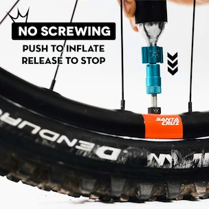 CO2-Pumpenaufsatz mit Kartuschen-Set PEATY'S  Road & gravel (16g) - slate (ppr-hti-rag-slt-12)