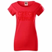 Czech Virus Damen-T-Shirt Gepunktet rot