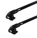 Dachträger Thule Edge Black Honda Civic 5-T Hatchback Normales Dach 12-17