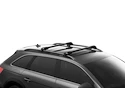 Dachträger Thule Edge Black Jeep Cherokee (KJ) 5-T SUV Dachreling 02-07