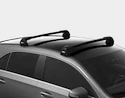 Dachträger Thule Edge Black Volkswagen Polo (Mk. V) 5-T Hatchback Normales Dach 09-17