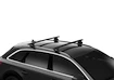 Dachträger Thule mit EVO WingBar Black Audi A4 Avant 5-T Estate Bündige Schienen 16+