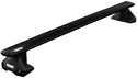 Dachträger Thule mit EVO WingBar Black Chevrolet Silverado 4-T Crew-cab Normales Dach 14-18