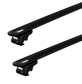 Dachträger Thule mit EVO WingBar Black Chrysler Aspen 5-T SUV Dachreling 06-21