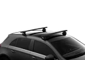 Dachträger Thule mit EVO WingBar Black Citroën Berlingo (II) 4-T Van Befestigungspunkte 08-18