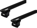 Dachträger Thule mit EVO WingBar Black Citroën Nemo 5-T Van Befestigungspunkte 08-23, 23