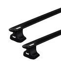 Dachträger Thule mit EVO WingBar Black Fiat Bravo 3-T Hatchback Normales Dach 96-02