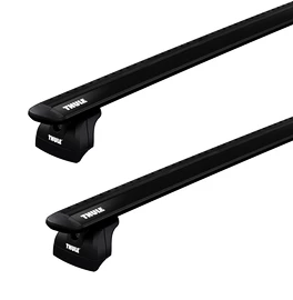 Dachträger Thule mit EVO WingBar Black Fiat Stilo 3-T Hatchback Befestigungspunkte 02-07