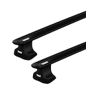 Dachträger Thule mit EVO WingBar Black Ford F-250/350 4-T Single-cab Normales Dach 99-23