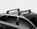 Dachträger Thule mit EVO WingBar Black Land Rover Range Rover 5-T SUV Befestigungspunkte 00-01