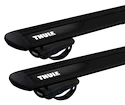 Dachträger Thule mit EVO WingBar Black Mercedes Benz GLK 5-T SUV Dachreling 08-15