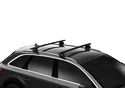 Dachträger Thule mit EVO WingBar Black Mini Clubman (F54) 5-T Hatchback Bündige Schienen 16+