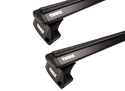 Dachträger Thule mit EVO WingBar Black Opel Crossland X 5-T SUV Bündige Schienen 17-24