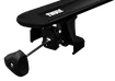 Dachträger Thule mit EVO WingBar Black Peugeot 5008 5-T MPV Bündige Schienen 09-17
