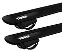 Dachträger Thule mit EVO WingBar Black Renault Duster 5-T SUV Dachreling 11-15