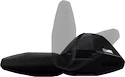 Dachträger Thule mit EVO WingBar Black Toyota Verso 5-T MPV Dachreling 09-23