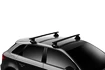 Dachträger Thule mit EVO WingBar Black Volkswagen Golf (Mk. VII) 3-T Hatchback Normales Dach 13-19