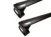 Dachträger Thule mit EVO WingBar Black Volvo EX40 5-T SUV Bündige Schienen 2024