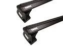 Dachträger Thule mit EVO WingBar Black Volvo EX40 5-T SUV Bündige Schienen 2024