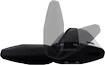 Dachträger Thule mit EVO WingBar Isuzu D-Max 4-T Crew-cab Dachreling 12-21